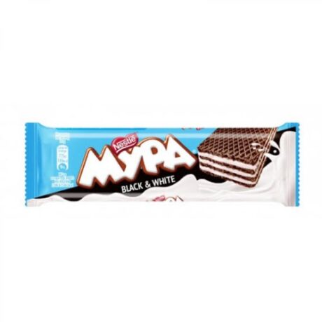 Вафла мура черно бяло*30