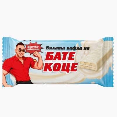 Вафла бате коце бяла*24