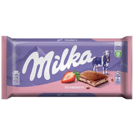 Milka strawberry
