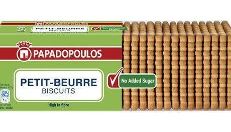 Papadopoulos Petit Beurre бисквити без захар 225 г